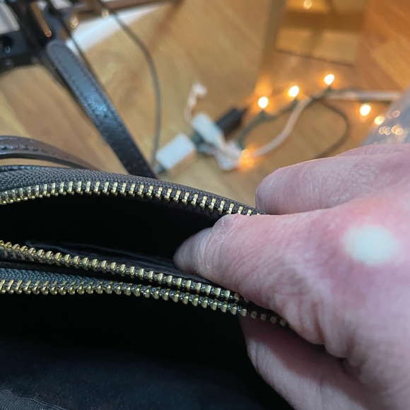 Coach Animal Print Crossbody Bag - Black, Brown, and Cream - Picture 6 of 10